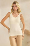 Reversible Seamless U/V-Neckline Tank with Built-In Bra | Love It Curvy