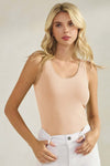Reversible Seamless U/V-Neckline Tank with Built-In Bra | Love It Curvy