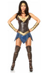 Top Drawer 3 PC Premium Warrior Woman Costume - Love it Curvy