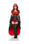 Top Drawer 5 PC Red Hot Riding Hood Corset Costume - Love it Curvy