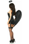 Top Drawer 4 PC Night Angel Corset Costume - Love it Curvy