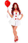 Top Drawer 3 PC Killer Clown Corset Costume - Love it Curvy