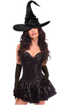 Top Drawer 3 PC Sequin Witch Corset Dress Costume - Love it Curvy