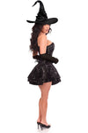 Top Drawer 3 PC Sequin Witch Corset Dress Costume - Love it Curvy