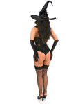 Top Drawer 3 PC Black Lace Witch Corset Costume - Love it Curvy