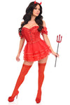 Top Drawer 4 PC Devil Corset & Tutu Costume - Love it Curvy