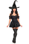 Top Drawer 3 PC Black Witch Corset Costume - Love it Curvy