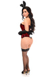 Top Drawer 4 PC Premium Red Bunny Corset Costume - Love it Curvy