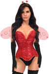 Top Drawer 4 PC Sequin Ladybug Corset Costume - Love it Curvy