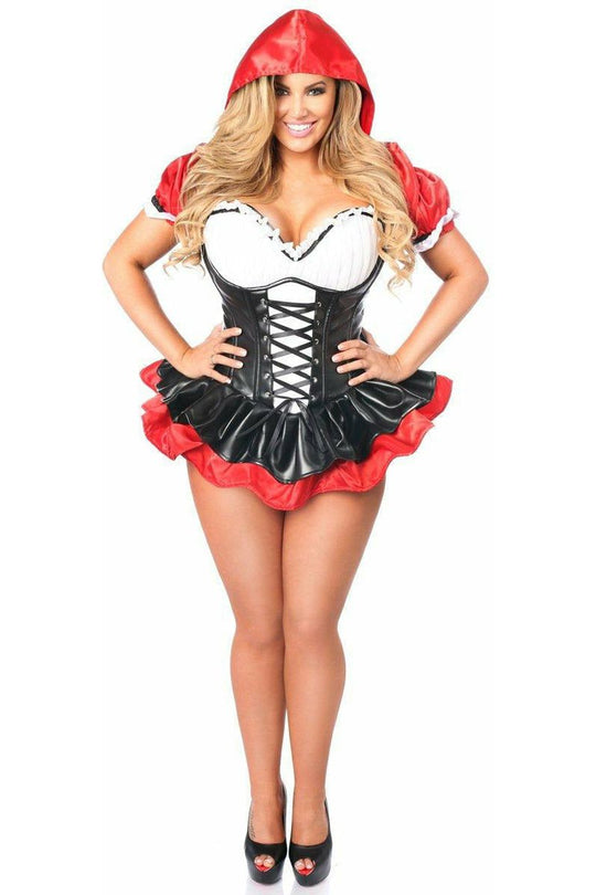 Top Drawer Premium Red Riding Hood Corset Dress Costume - Love it Curvy