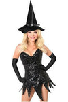 Top Drawer Sequin Witch Corset Dress Costume - Love it Curvy