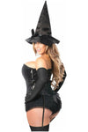 Top Drawer 4 PC Sequin Witch Corset Costume - Love it Curvy