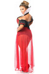 Top Drawer 6 PC Sexy Fairytale Red Queen Costume - Love it Curvy