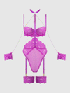 Reanna Lace & Chain Handcuff Teddy from Love It Curvy