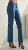 Love It Curvy Classic Solid Straight Leg Jeggings