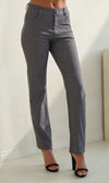 Love It Curvy Classic Solid Straight Leg Jeggings