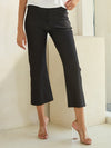 Love It Curvy Classic Solid Straight Leg Crop Jeggings