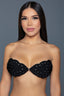 Scalloped Edge Fabric Adhesive Bra