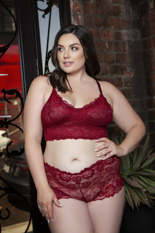 Cindy Lace Cami Set - Love it Curvy