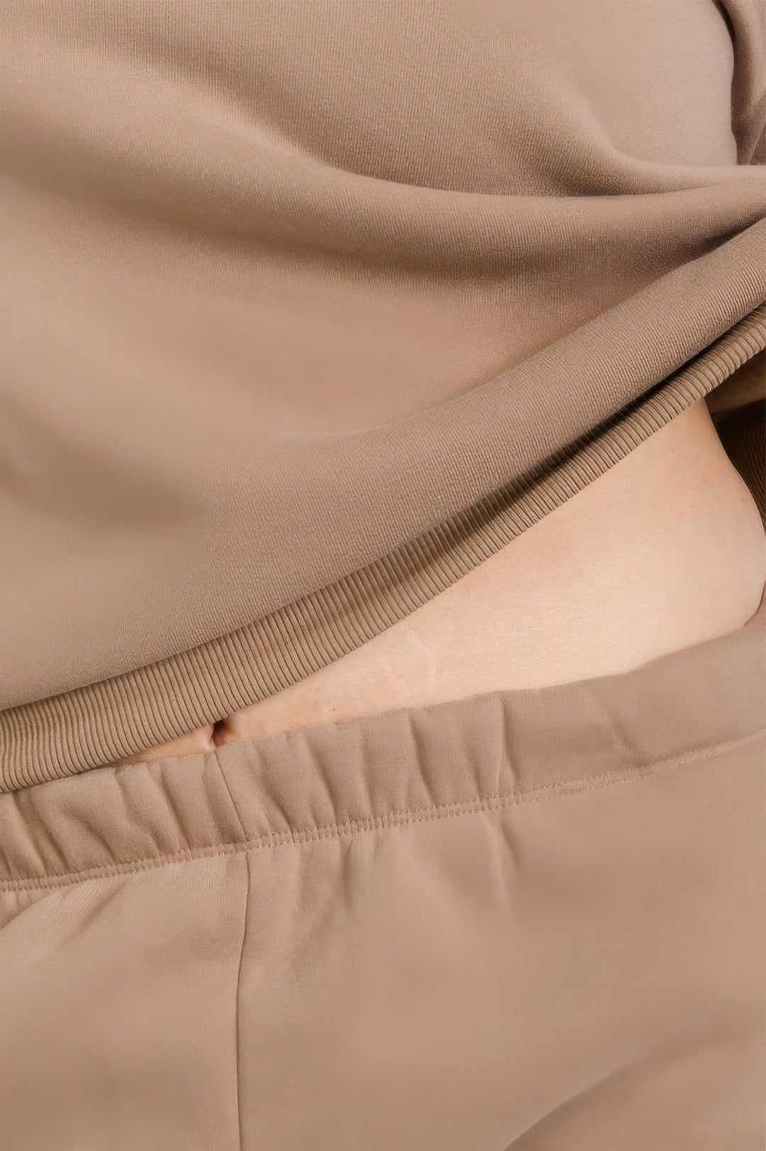 Plus Size Poly Fleece Elastic Waist Joggers - Love it Curvy