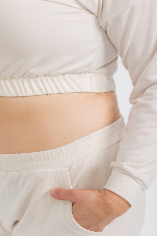 Plus Size French Terry Pullover & Joggers Set - Love it Curvy