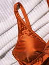 Love It Curvy Black Twist Front High Waist Bikini Set with Tummy Control