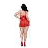 Dreamgirl Plus Sweetheart Babydoll and G-String | Love It Curvy