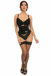 Lavish Black Patent Mini Cincher - Love it Curvy