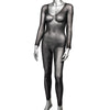 Radiance Crotchless Full Body Suit - Queen - Black - Love it Curvy