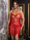Tassel Cutout Sexy Babydoll Set - Love It Curvy
