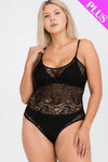 Plus Size Lace Cami Bodysuit - Love it Curvy