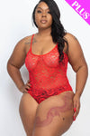 Plus Size Lace Cami Bodysuit - Love it Curvy