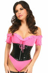 Top Drawer Black Patent Steel Boned Mini Cincher - Love it Curvy