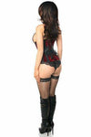Top Drawer Red Velvet Steel Boned Underbust Corset - Love it Curvy
