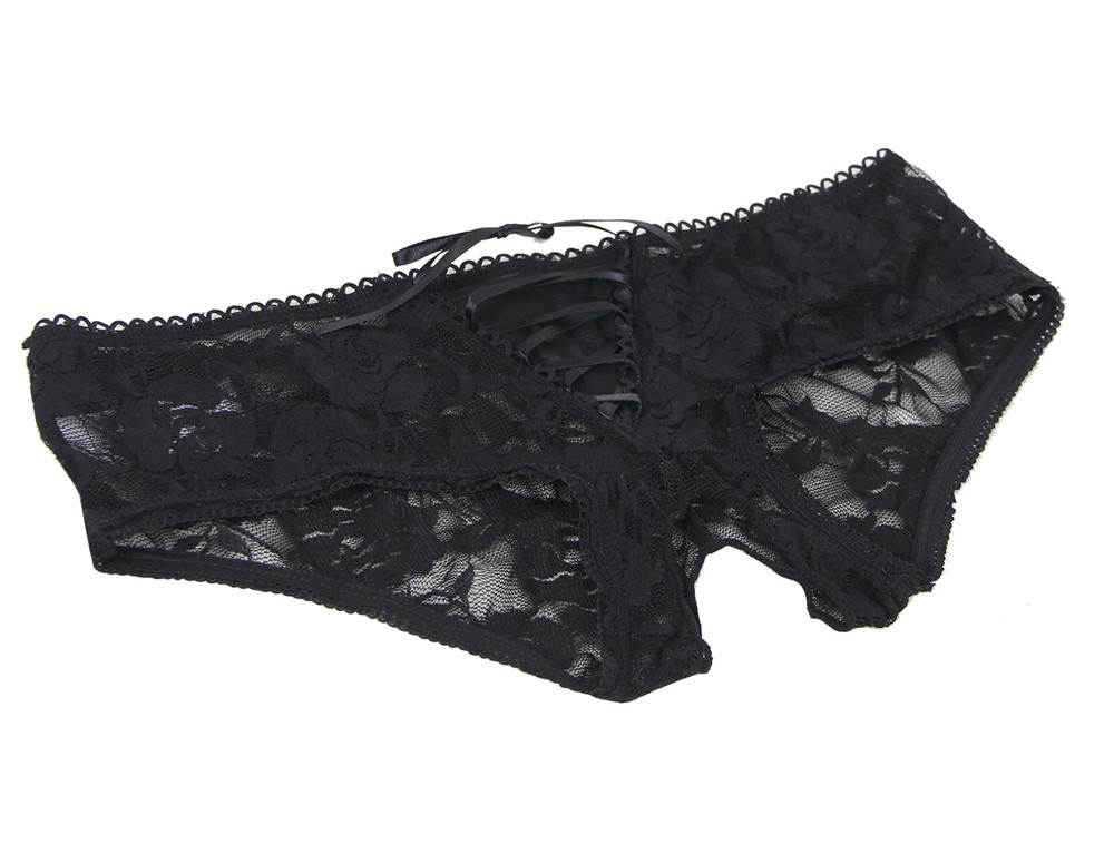 Crotchless Floral Lace Panty | Plus Size | Love It Curvy