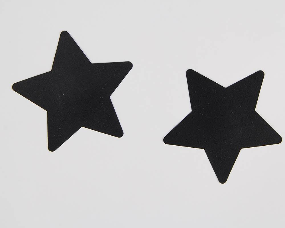 Black Star Sticky Nipple Cover - Love it Curvy