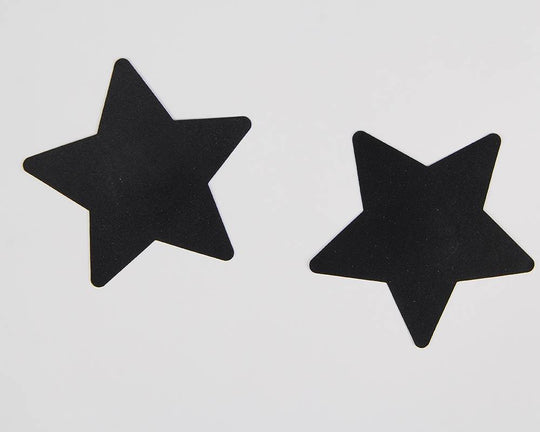 Black Star Sticky Nipple Cover - Love it Curvy