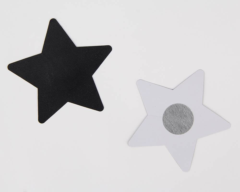 Black Star Sticky Nipple Cover - Love it Curvy