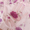 Plus Size Floral Mesh Babydoll Lingerie Set