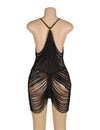 Tassel Cutout Sexy Babydoll Set - Love It Curvy