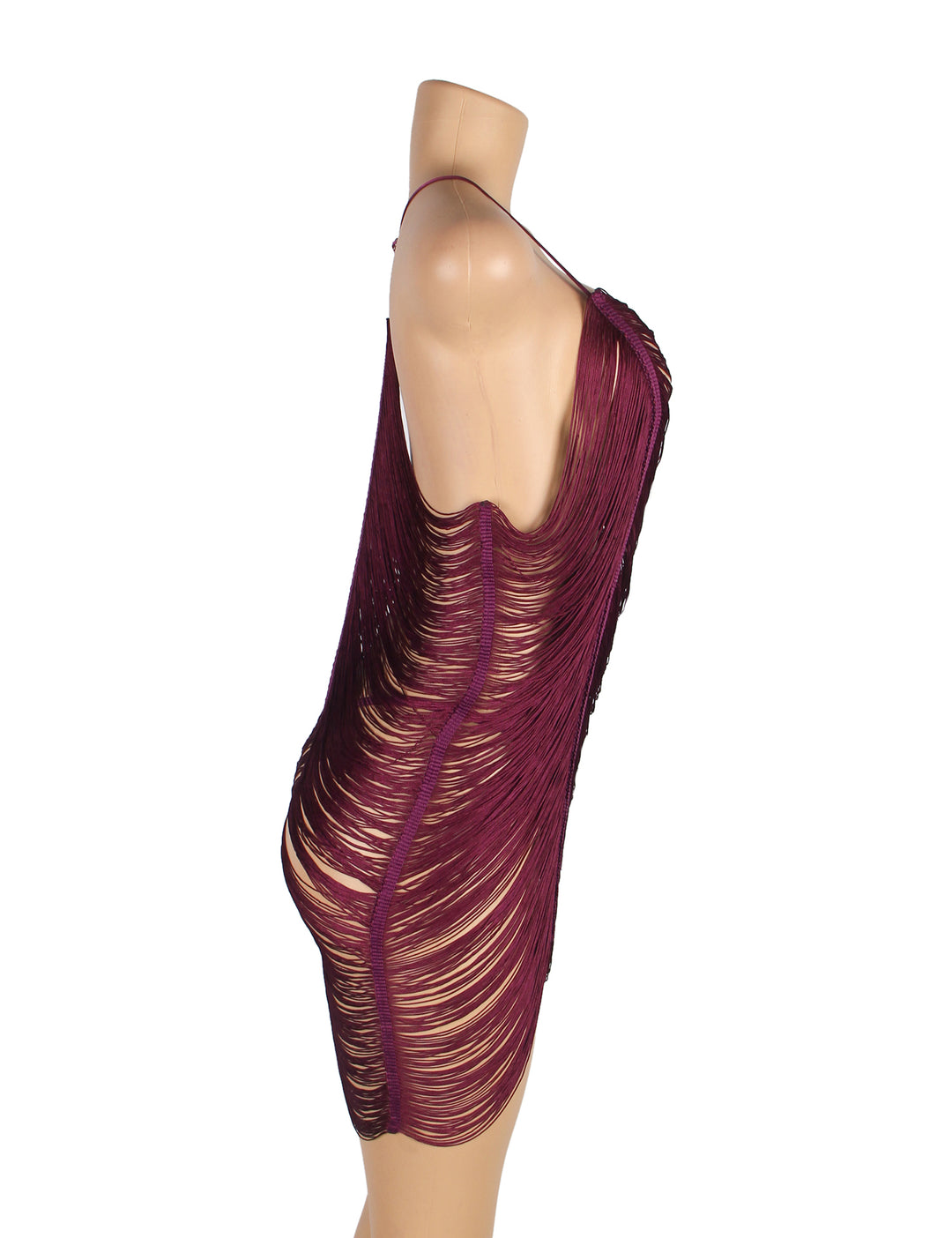 Tassel Cutout Sexy Babydoll Set - Love It Curvy
