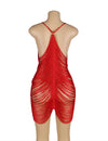 Tassel Cutout Sexy Babydoll Set - Love It Curvy
