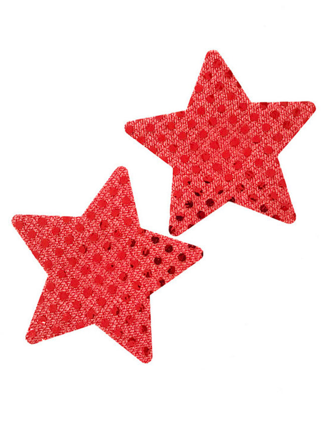 Pretty Star Sequin Nipple Covers - Love it Curvy