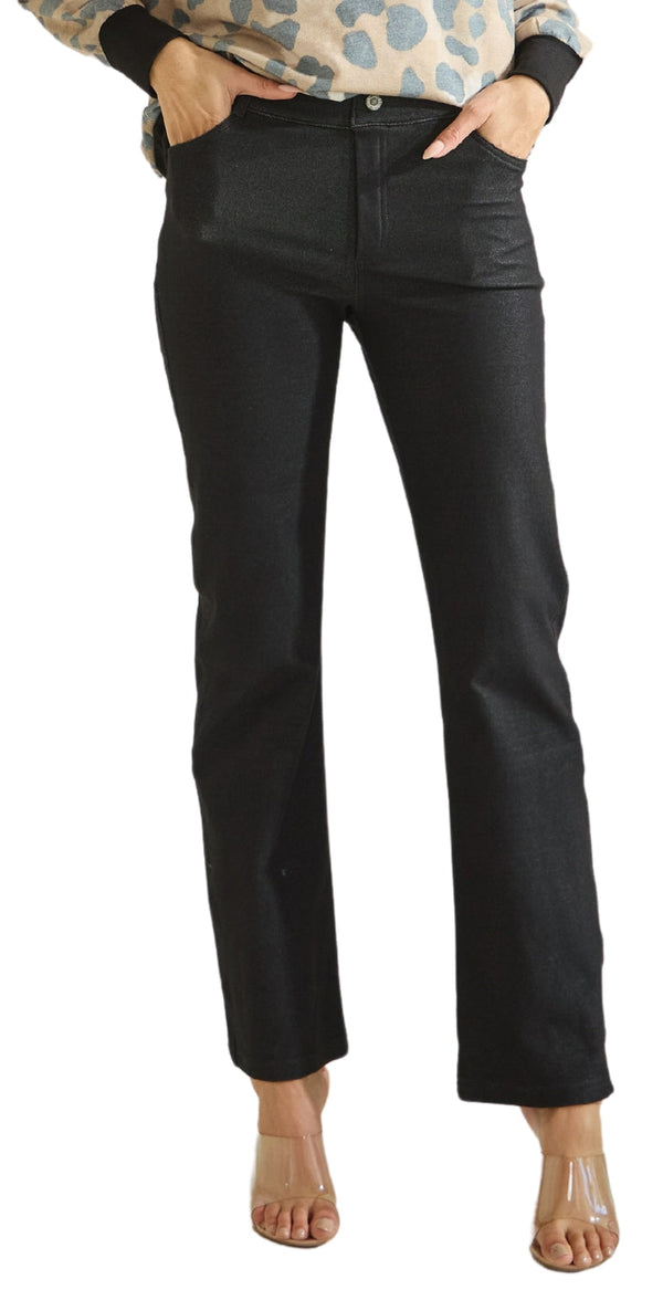 Classic Solid Straight Leg Jeggings | Love It Curvy