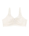 Curvy Couture Cotton Luxe Unlined Wireless Bra in Natural