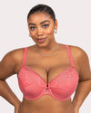 Tulip Lace Push Up Bra | Love It Curvy