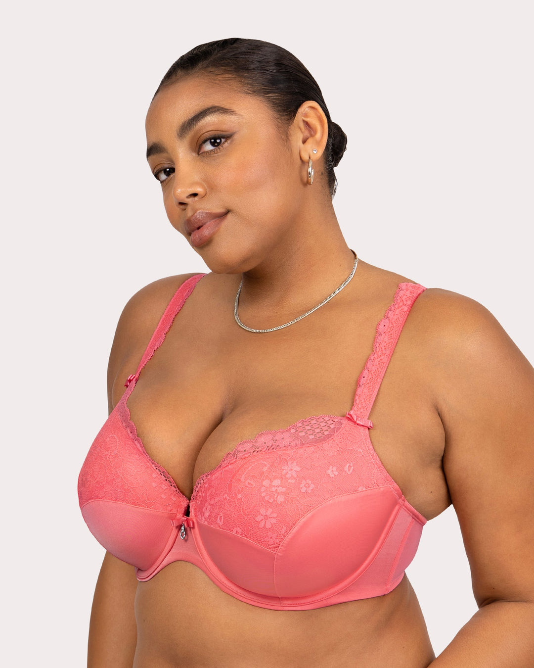 Tulip Lace Push Up Bra | Love It Curvy
