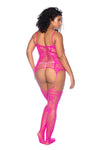 Curvy Aria Fishnet Body Stocking by Mapale at Love It Curvy