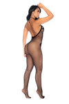 Vino Noir Floral Fishnet Bodystocking by Mapale at Love It Curvy