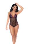 Whispered Lace Fishnet Bodysuit by Mapale at Love It Curvy